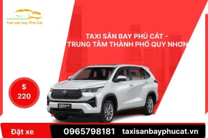 Taxi sân bay Phù Cát về trung tâm thành phố Quy Nhơn